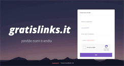 Desktop Screenshot of gratislinks.it